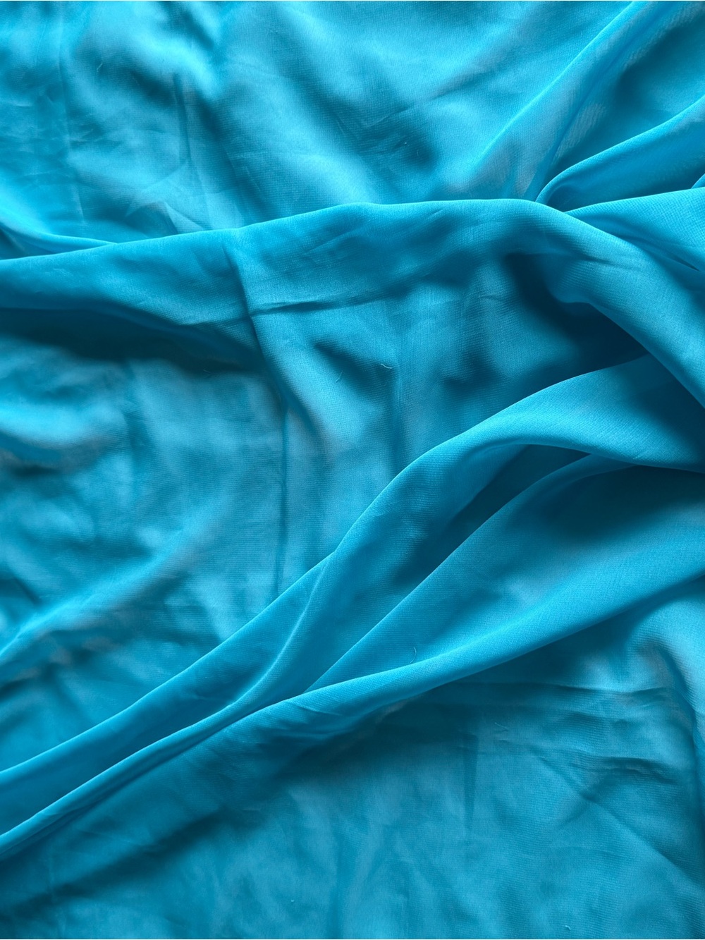 Turquoise Dolphin Sheer Beach Scarf Wrap Sarong Shawl 70x42 Resort - Picture 6 of 6